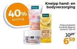 Trekpleister Kneipp hand- en bodyverzorging aanbieding