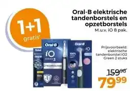 Trekpleister Oral-B elektrische tandenborstels en opzetborstels aanbieding