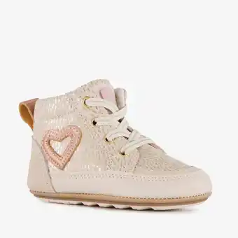 Scapino Groot leren babyschoenen beige goud aanbieding