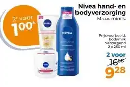 Trekpleister Nivea hand- en bodyverzorging aanbieding