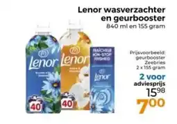 Trekpleister Lenor wasverzachter en geurbooster aanbieding