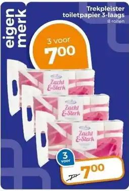 Trekpleister Trekpleister toiletpapier 3 laags aanbieding