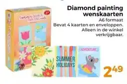 Trekpleister Diamond painting wenskaarten aanbieding