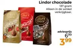 Trekpleister Lindor chocolade aanbieding