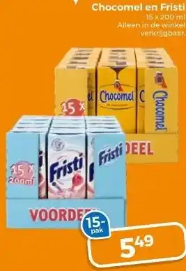 Trekpleister Chocomel en Fristi aanbieding