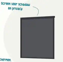 Van der Garde tuinmeubelen Screen voor schaduw en privacy aanbieding