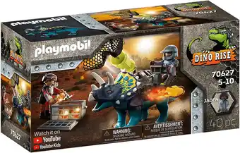 Amazon Playmobil 70627 Dino Rise Triceratops: razernij rond de legendarische stenen,Multi kleuren aanbieding