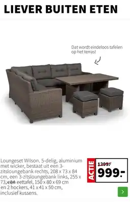 Intratuin Loungeset Wilson. aanbieding