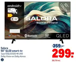 Makro Salora 50" QLED smart-tv aanbieding