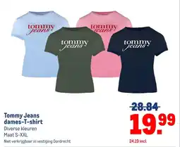 Makro Tommy Jeans dames-T-shirt aanbieding