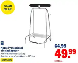 Makro Metro Professional afvalzakhouder aanbieding