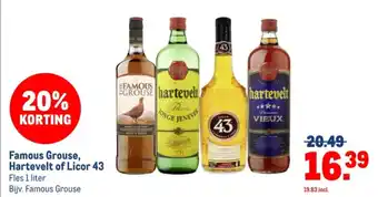 Makro Famous Grouse, Hartevelt of Licor 43 aanbieding