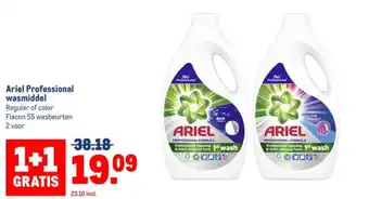 Makro Ariel Professional wasmiddel aanbieding