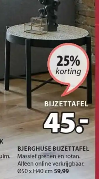 Jysk Bijzettafel Bjerghuse aanbieding