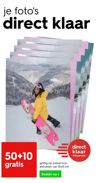 HEMA je foto's direct klaar aanbieding
