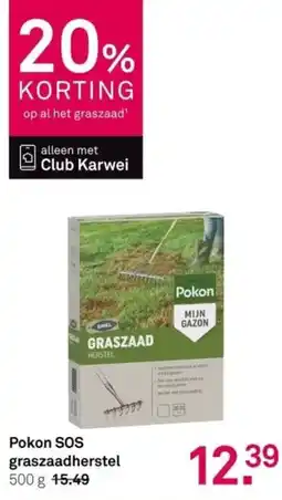 Karwei Pokon SOS graszaadherstel aanbieding