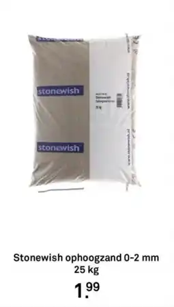 Karwei Stonewish ophoogzand aanbieding