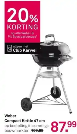 Karwei Weber Compact Kettle aanbieding