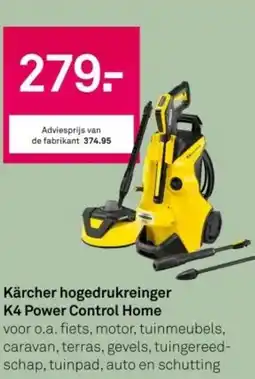 Karwei Kärcher hogedrukreinger K4 Power Control Home aanbieding