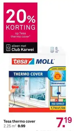 Karwei Tesa thermo cover aanbieding