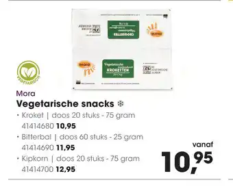 HANOS Mora Vegetarische snacks aanbieding