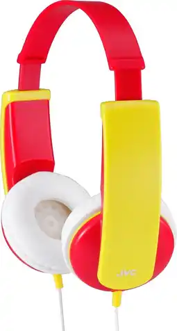 Bol.com JVC HA-KD5 - On-ear kids koptelefoon - Rood/Geel aanbieding