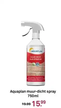 Karwei Aquaplan muur dicht spray aanbieding