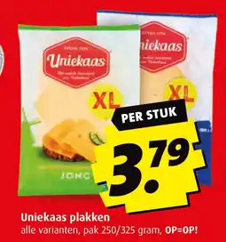 Boni Uniekaas plakken aanbieding