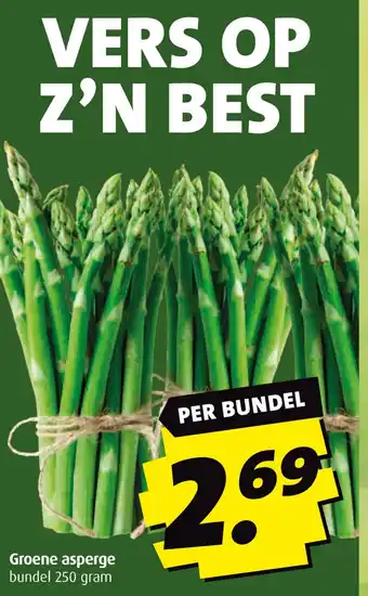 Boni Groene asperge aanbieding