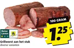 Boni Grillworst aan het stuk aanbieding