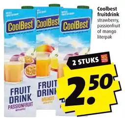 Boni Coolbest fruitdrink aanbieding