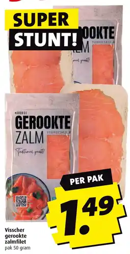 Boni Visscher gerookte zalmfilet aanbieding