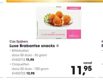 HANOS Cas Spijkers Luxe Brabantse snacks aanbieding