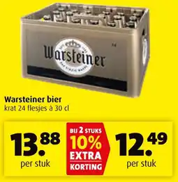 Boni Warsteiner bier aanbieding