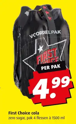 Boni First Choice cola aanbieding