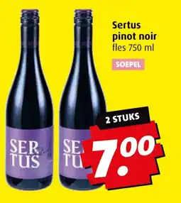 Boni Sertus pinot noir aanbieding