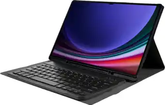 Coolblue Just in Case Premium Samsung Galaxy Tab S10 Ultra / S9 Ultra Toetsenbord Hoes QWERTY Zwart aanbieding
