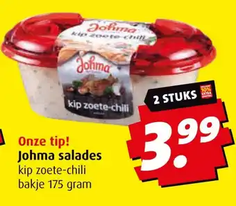 Boni Johma salades aanbieding