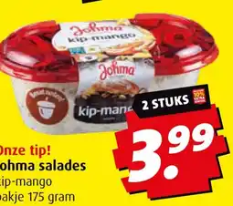 Boni Johma salades aanbieding