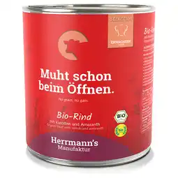 Zooplus 6x800g Herrmann's Menu aanbieding