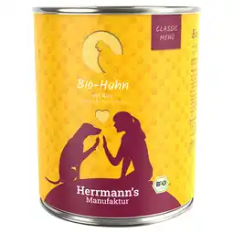 Zooplus 6x800g Herrmann's Menu aanbieding