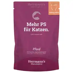 Zooplus 20x 100g Herrmann's Selection Paard met biologische wortel & biologische kokosvlokken Kattenvoer Nat aanbieding