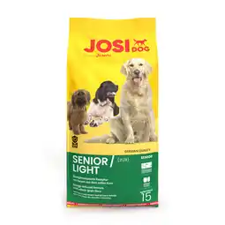 Zooplus 15kg JosiDog Senior Light met kip droogvoer aanbieding