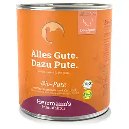 Zooplus 6x800g Herrmann's Menu aanbieding