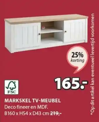 Jysk TV-meubel Markskel aanbieding