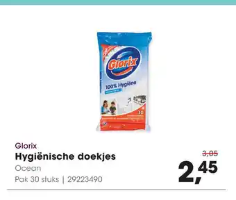 HANOS Glorix Hygienische doekjes 30 stuks aanbieding