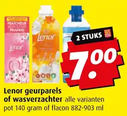 Boni Lenor geurparels of wasverzachter aanbieding