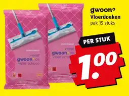 Boni G'woon Vloerdoeken aanbieding