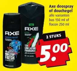 Boni Axe deospray of douchegel aanbieding