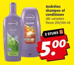 Boni Andrélon shampoo of conditioner aanbieding